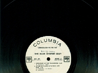 Blue Oyster Cult – Demonstration Not For Sale - The Columbia BOC Bootleg - with Kevin Eric Saunders stamp  https://youtu.be/zkXaPyUtv0s - Blue Öyster Cult&#39;s performance in 1972 at a pizza parlor in Rochester, NY, which made its way into history as the loudest plausible record ever stamped to vinyl on account of going &#34;Above and Beyond!&#34; the limitations imposed on vinyl recordings by RIAA recording regulations? You see, every vinyl record is encoded with a frequency curve known as the RIAA Curve that cuts the bass so the needle doesn&#39;t shake itself right off the turntable from the width of the grooves! As for the Original and unparalled production seen here? THEY CHEATED! THIS is an EP and is &#34;DEMONSTRATION NOT FOR SALE&#34; and? IT IS MEANT TO BE PLAYED REALLY, REALLY LOUD. - bonze blayk - 3 Sep 2022